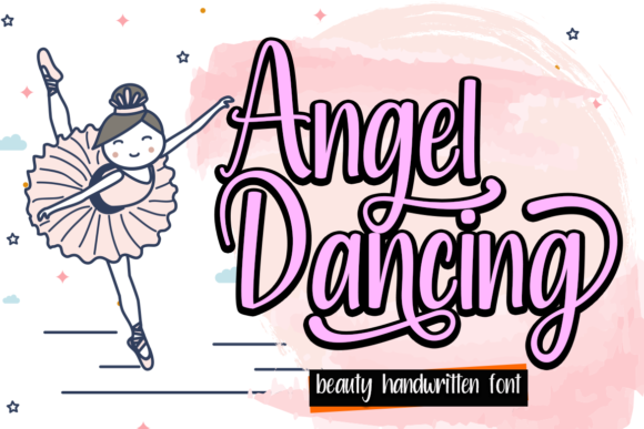 Angel Dancing: A Modern Handwritten Font for Crafters