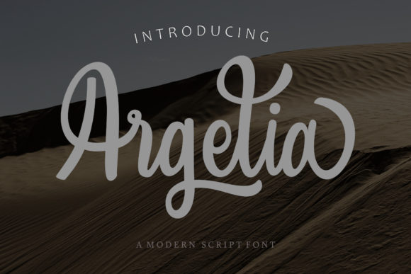 Argelia: A Modern Script Font for Elegant Branding
