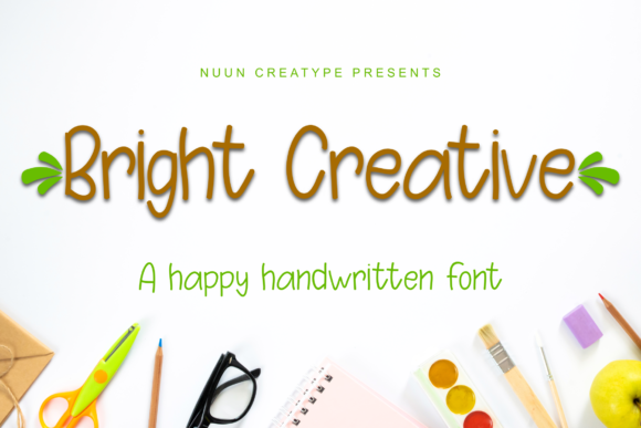 Bright Creative: A Handwritten Font for Small Business Branding