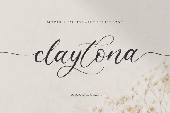 Claytona: The Playful Script Font That Elevates Digital Campaigns