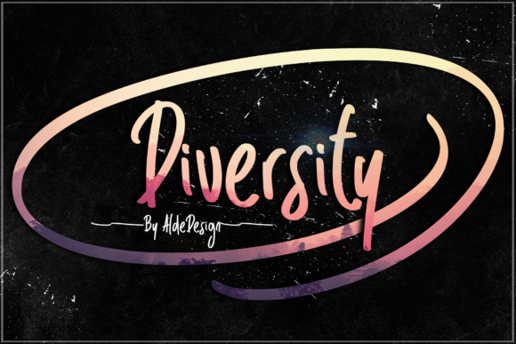 Diversity Font: A Modern Handwritten Typeface for Campaign Creativity