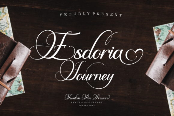 Esdoria Journey: A Whimsical Script Font for Editors