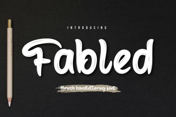 Fabled: A Handwritten Font for Your Brand