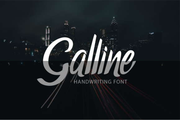 Galline: A Handwritten Font for Editorial Elegance