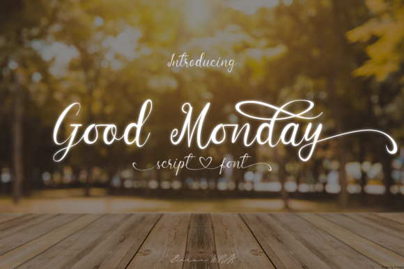 Good Monday: A Modern Script Font for Business Branding