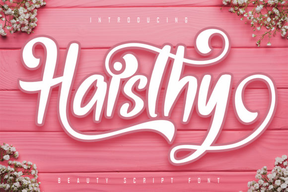 Haisthy: A Bold Script Font for Editorial Design and Digital Publishing