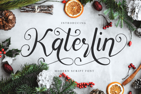 Katerlin: An Elegant Handwritten Font for Editorial Design
