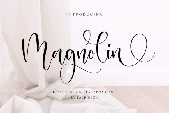 Magnolin: A Romantic Script Font for Your Brand