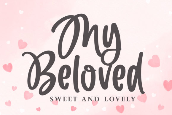 My Beloved: A Relaxed Handwritten Font for Crafters & Makers