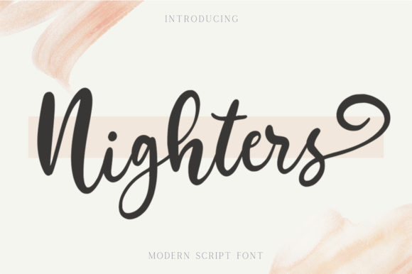 Nighters: A Warm Handwritten Font for Your Brand