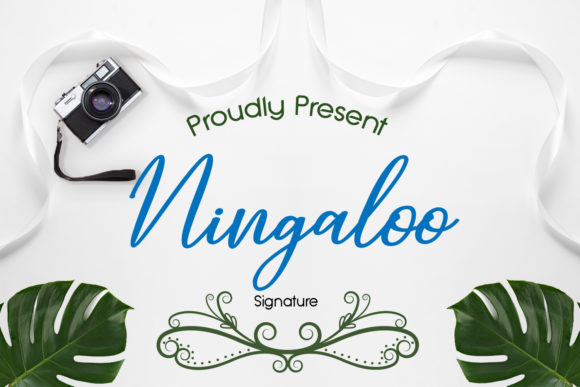 Ningaloo: An Elegant Handwritten Font for Crafters