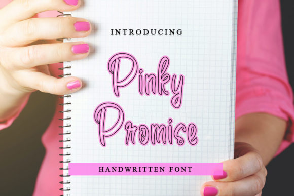 Pinky Promise: A Handwritten Font for Bold Marketing