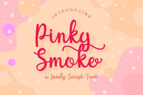 Pinky Smoke: A Playful Script Font for Modern Editorial Design
