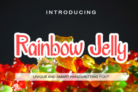 Rainbow Jelly: A Trendy Handwritten Font for Makers