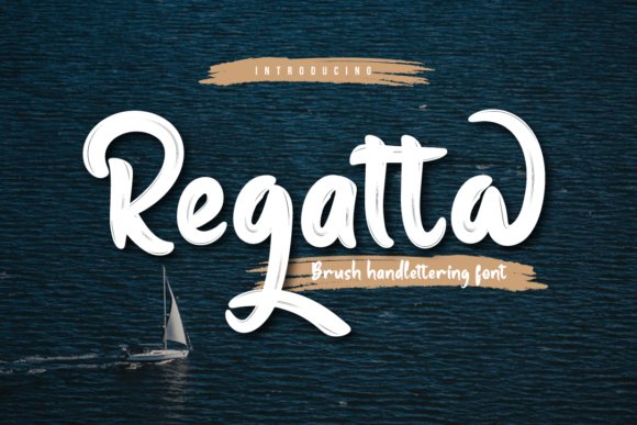 Regatta: A Brush Handwritten Font for Bold Branding