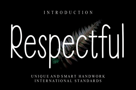 Respectful: A Clean Handwritten Font for Modern Branding