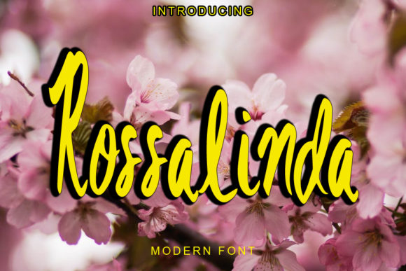 Rossalinda: A Stylish Script Font for Modern Web Design Projects