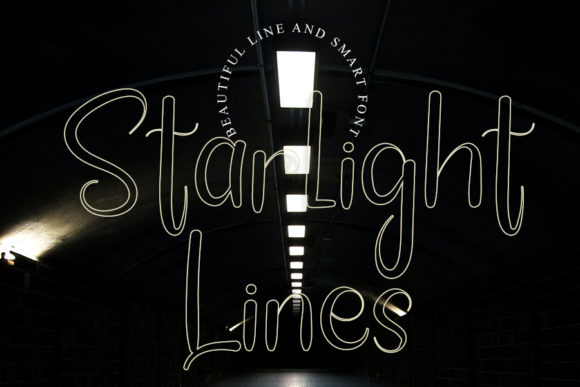 Starlight Lines: A Handwritten Font for Editorial Elegance