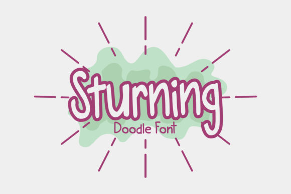 Sturning: A Whimsical Script Font for Brand Identity