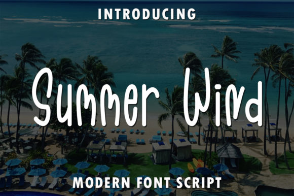 Summer Wind Font: Bringing Handmade Designs to Life with Warmth and Style
