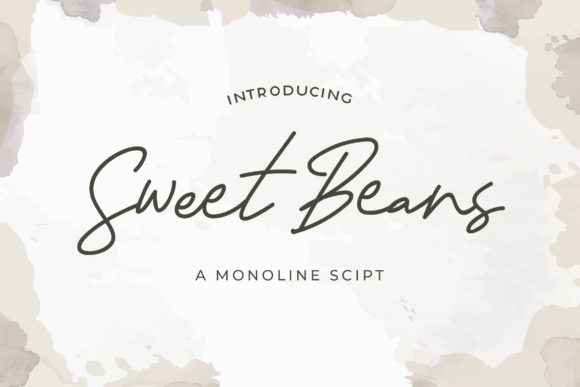 Sweat Beans: A Versatile Script Font for Modern Editorial Design