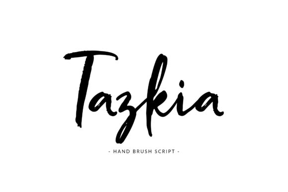 Tazkia: An Elegant Handwritten Font for Makers