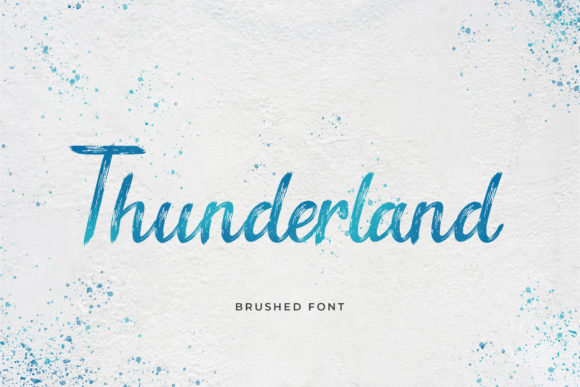 Thunderland Font: Elevate Your Brand with a Handwritten Touch
