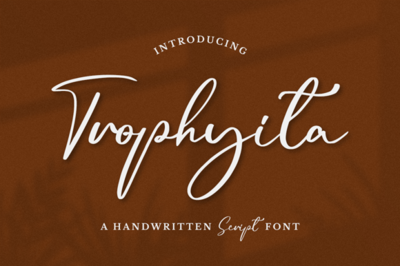 Trophyita: A Graceful Handwritten Font for Modern Web Design